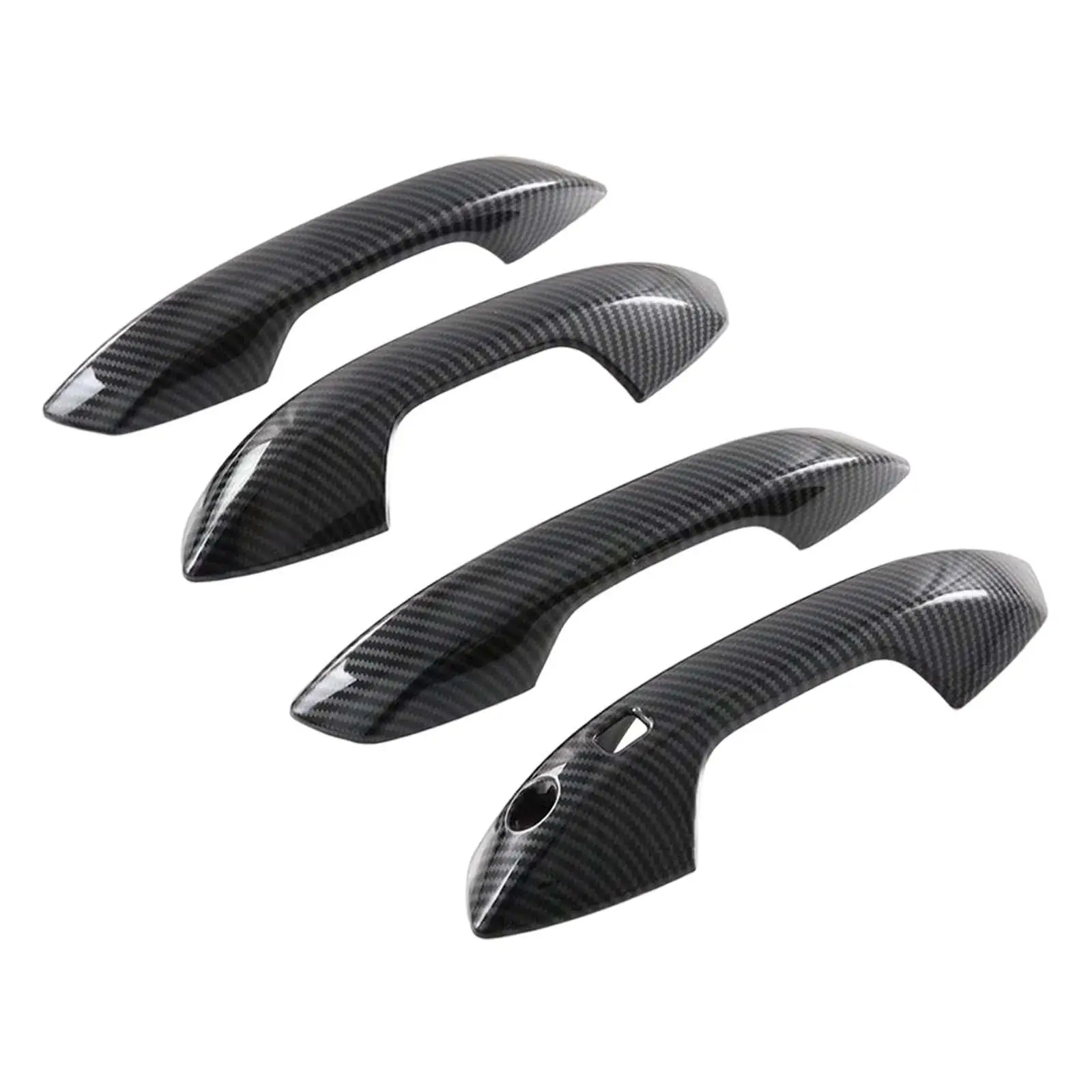 4x Auto Door Handle Protective Cover Scratch Guard Trim Door Knob Parts Replacement Decorative Protector for Byd Atto 3