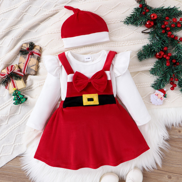 white christmas dresses Tiny Nutcracker Dreams Girls Christmas Dress main image 0