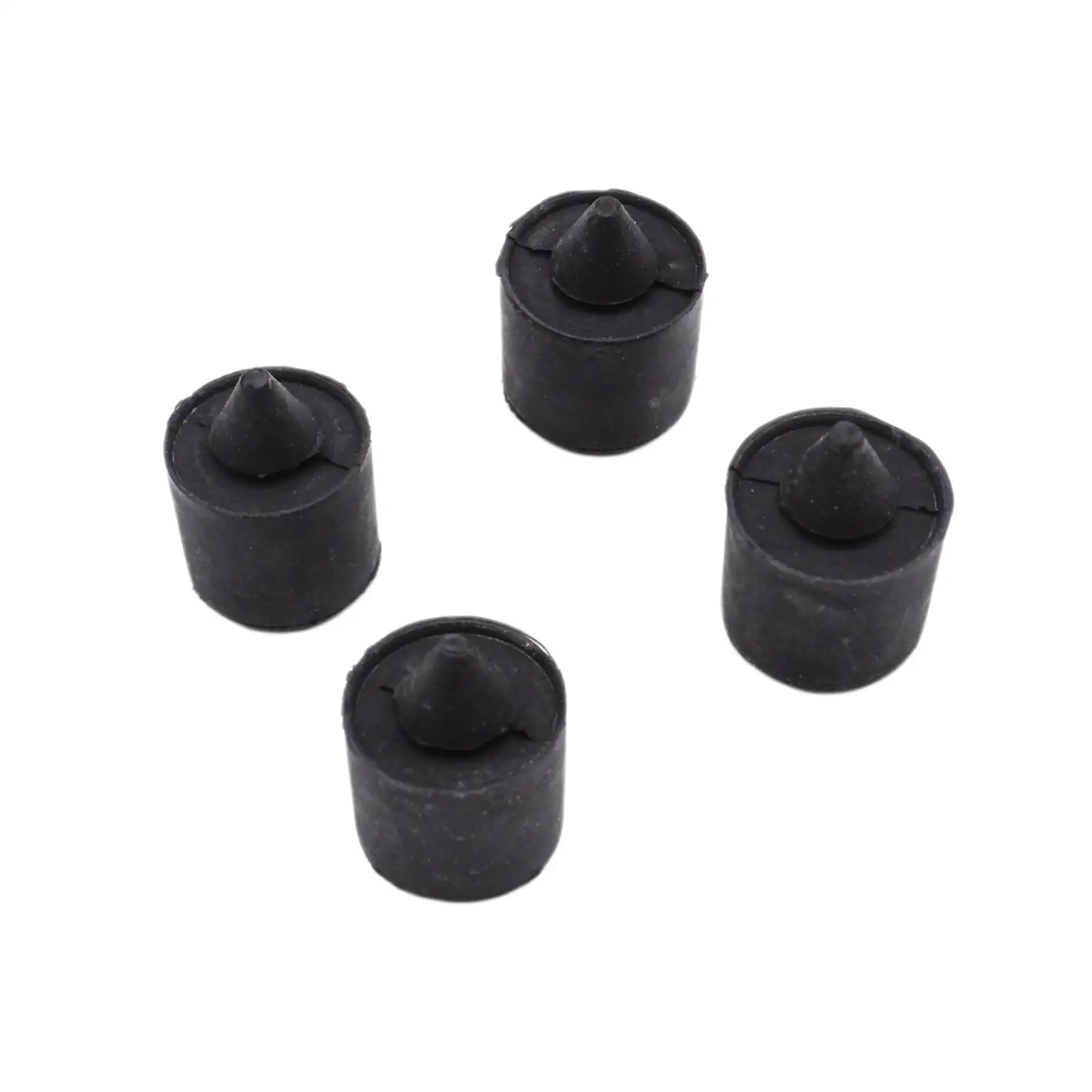 4x Vehicle 16.5mm Exterior Rubber Bumpers W705903-S300 Black for Ford Replace Parts