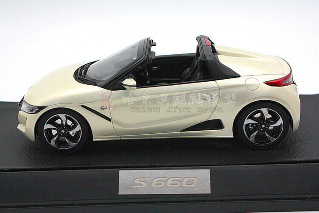 Hobby Japan 1/18 For Honda S660α Premium Star White Pearl Diecast