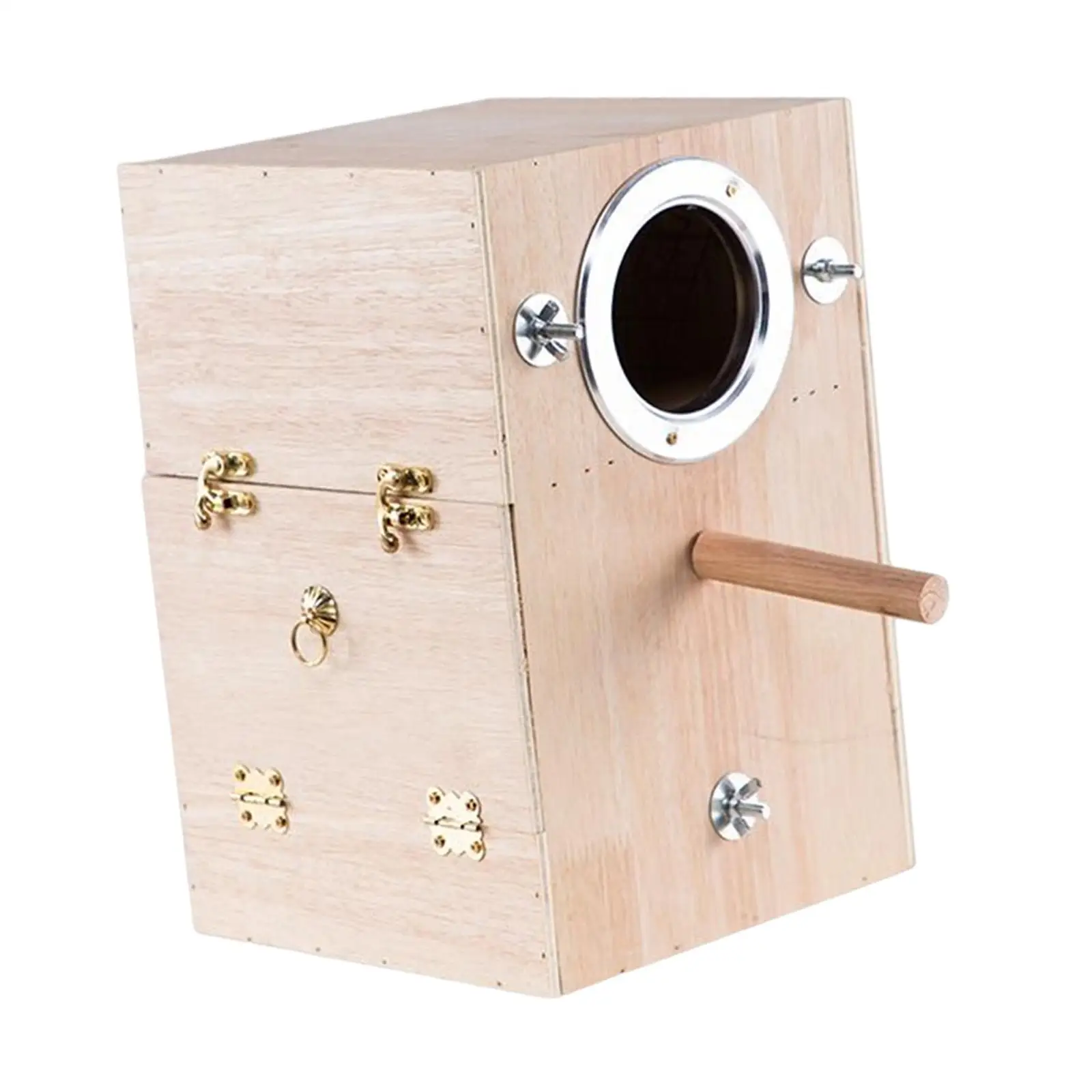 Parrot Breeding Box Bird House Parakeet Mating Box for Lovebirds Outdoor