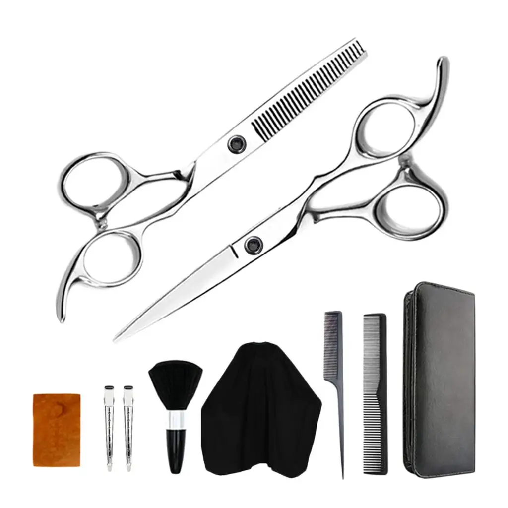 Hair Cuttings Hairdressing Barber W/ Cape Clips Comb for Salon Home