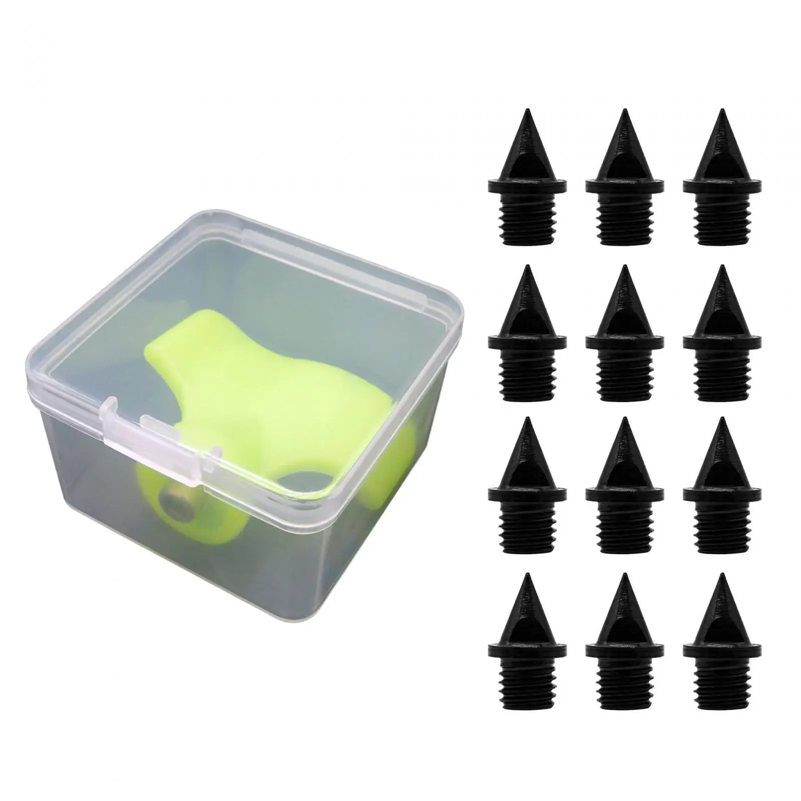 12Pcs Track Spikes Backpacking Cross Country Field Sprinting Replacement