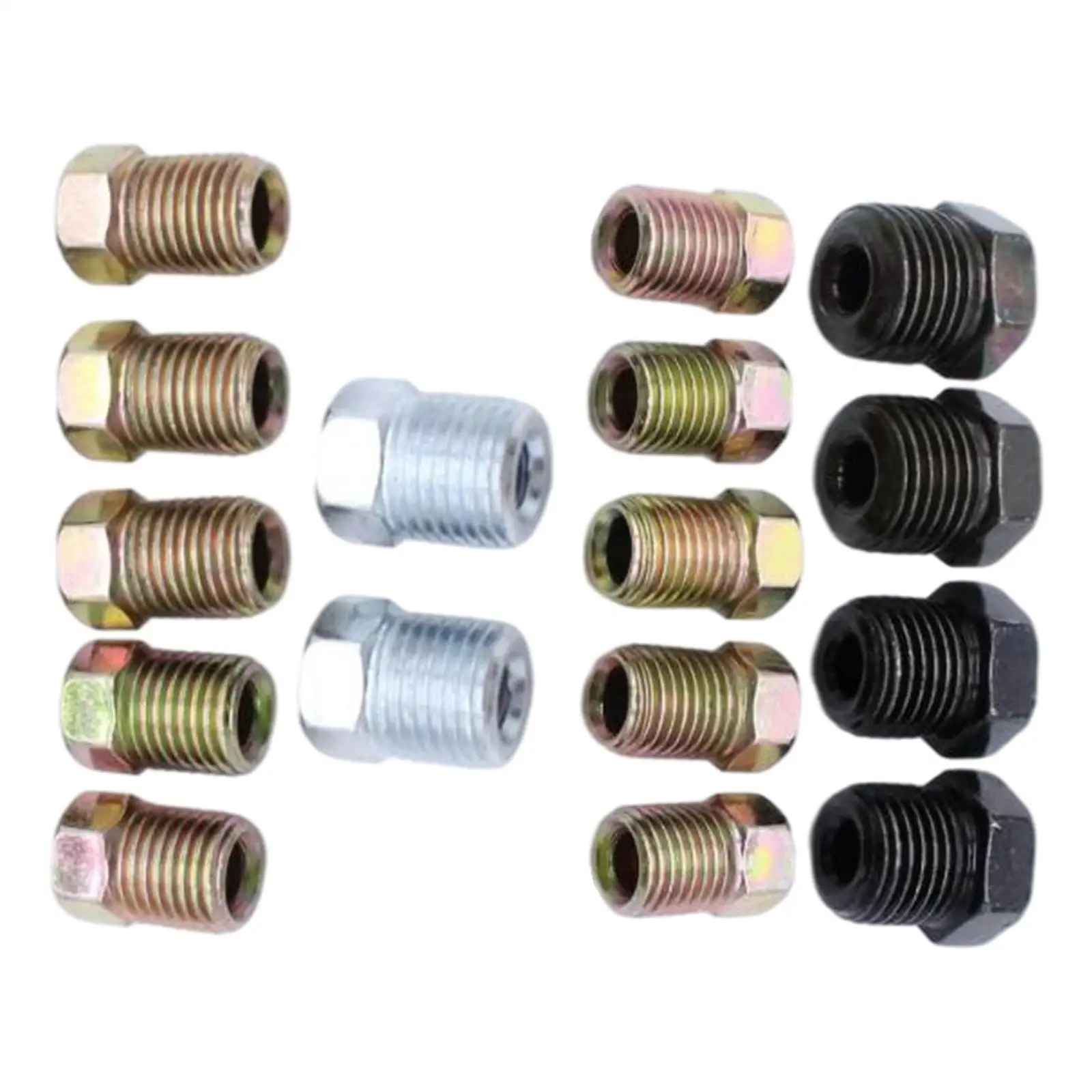 16-Pack Inverted Flare Tube Nuts 2x 7/16-24 for 3/16 Tube Accessories