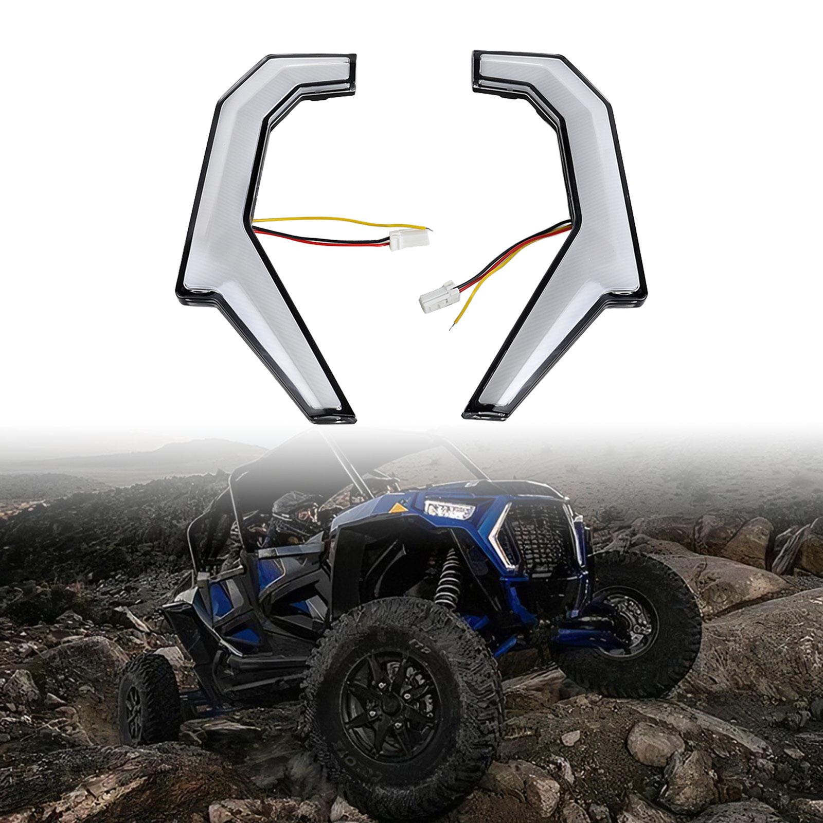 Fang Lights Replacement Professional Attachment Waterproof Durable Accessory for Polaris RZR XC 900 S 900 4900 2014 - 2020