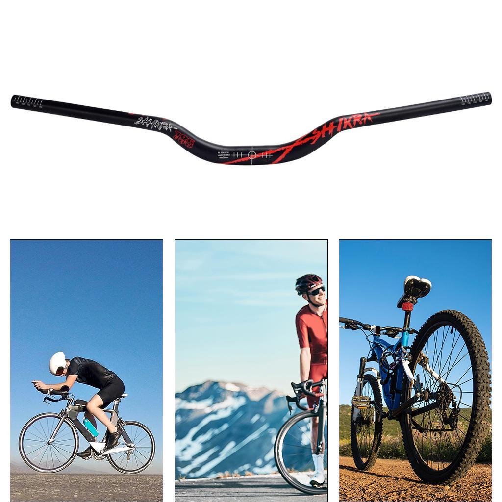 Lightweight Mountain Bike Handlebar MTB Down Hill DH Bicycle Extra Long Riser Bar 31.8mm 780mm High Rise Handle Bars