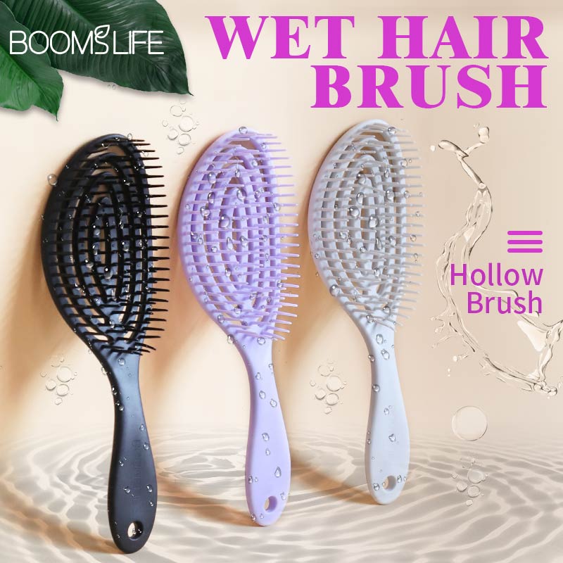 Best of Massage Hair Comb Salon Wet Hair Brush Women Hairdressing Styling Hair Tools Anti Detangling HairBrush Wet Dry Dual Purpose Comb Reviews & Tips