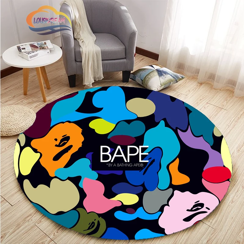 A Bathing Ape Bape Carpet Mat Bedroom Living Room Floor Fashion Non-slip Rug** 