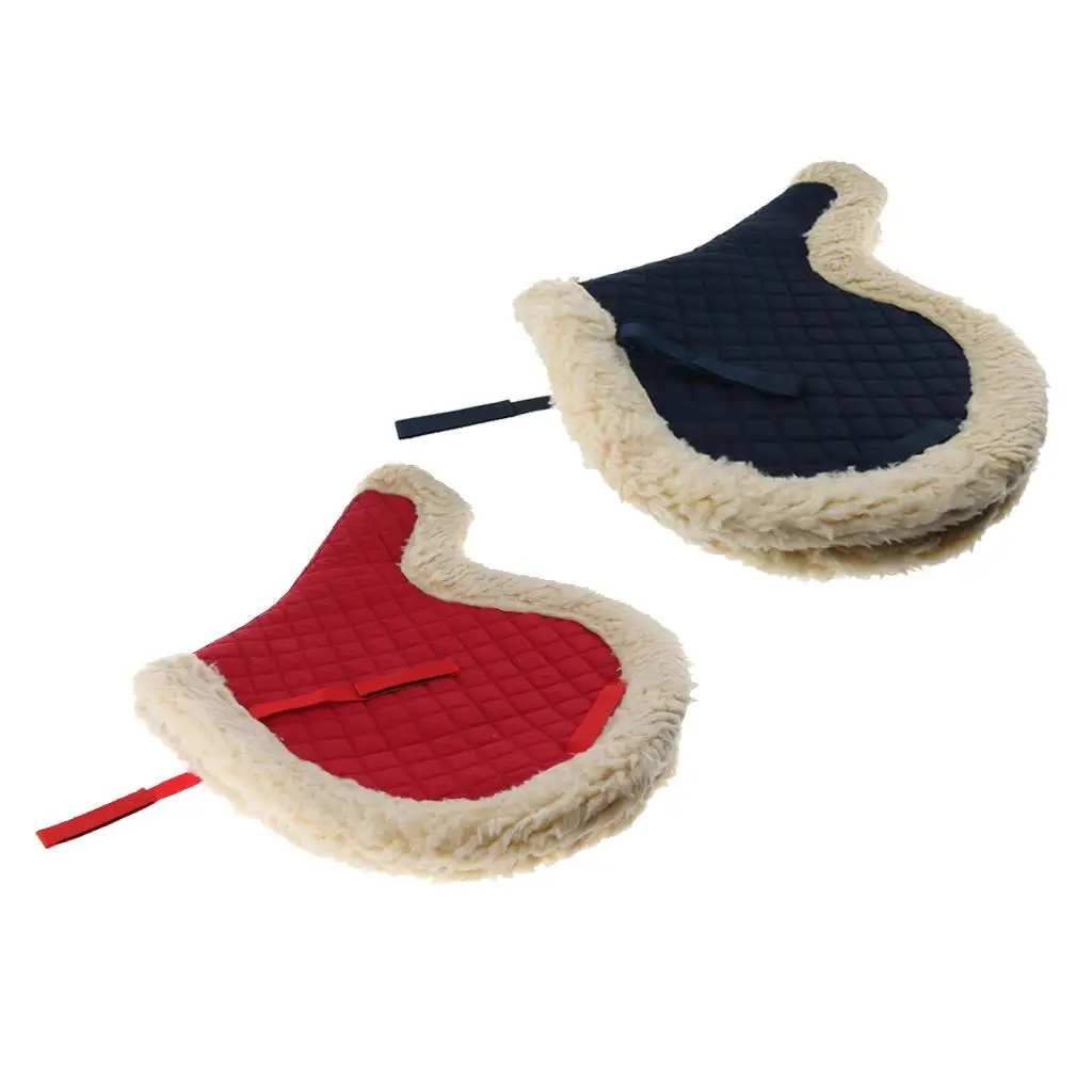 1 Piece All Purpose Fleece- English Saddle Pad, for Horse Riding Jumping,  Days, Comfortable