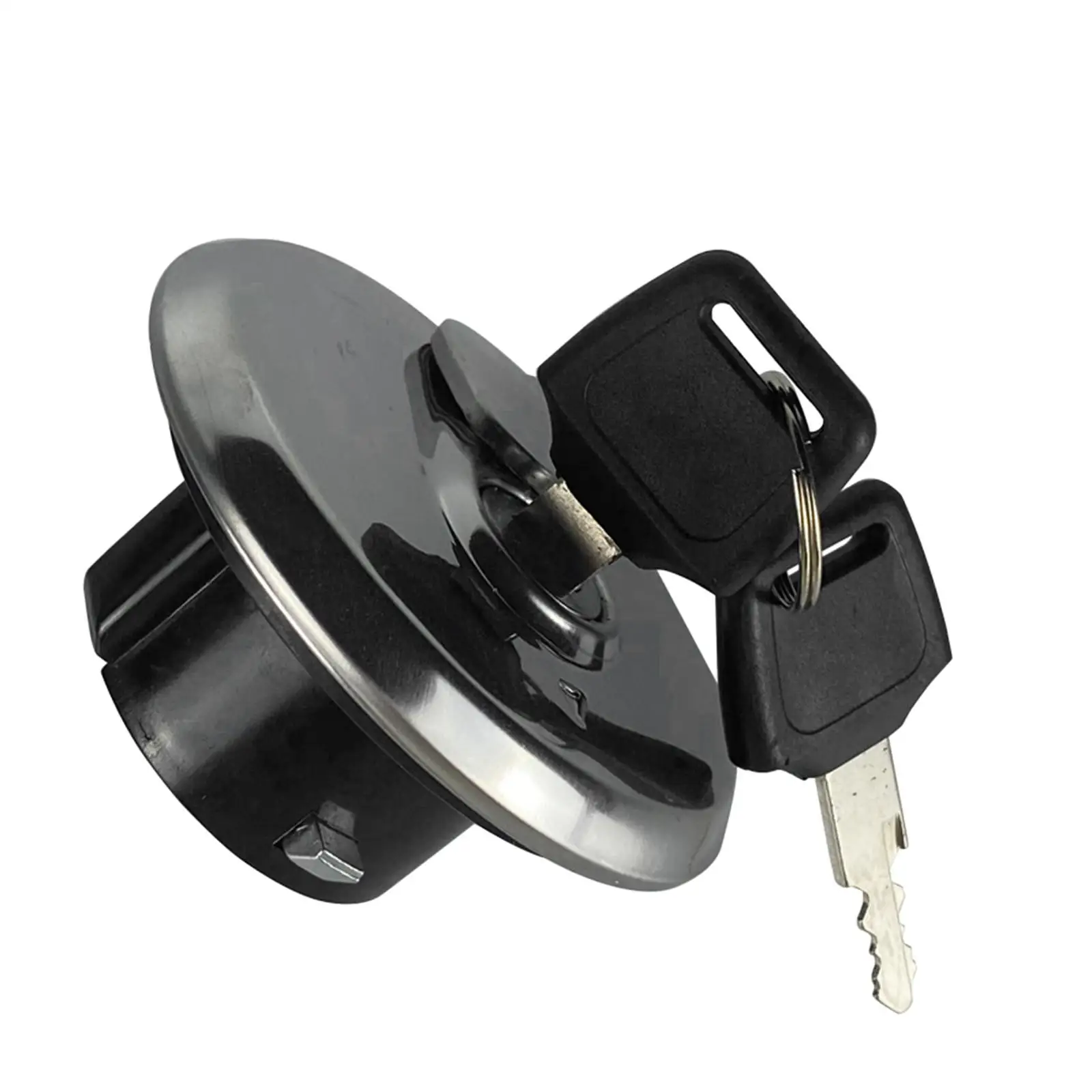 Aluminum Alloy Motorcycle Fuel Gas Tank Cap Cover with Lock Keys Replacement for Suzuki Gn125 Supplies Parts Accessories