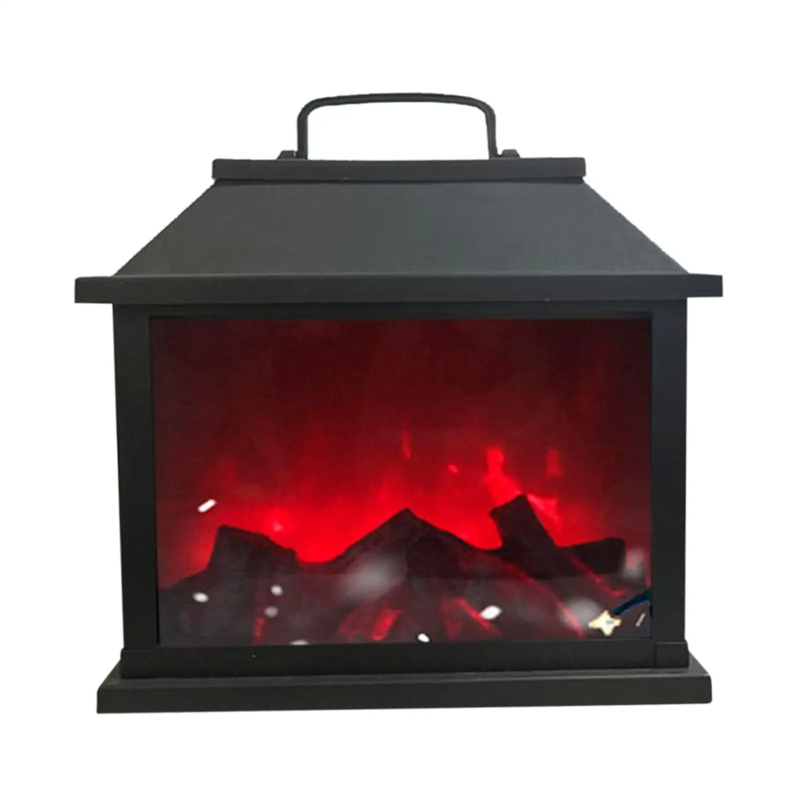 Fireplace Lantern Home Decoration Flame Effect Lighting Fire Lamp Centerpiece Lamp for Christmas Use