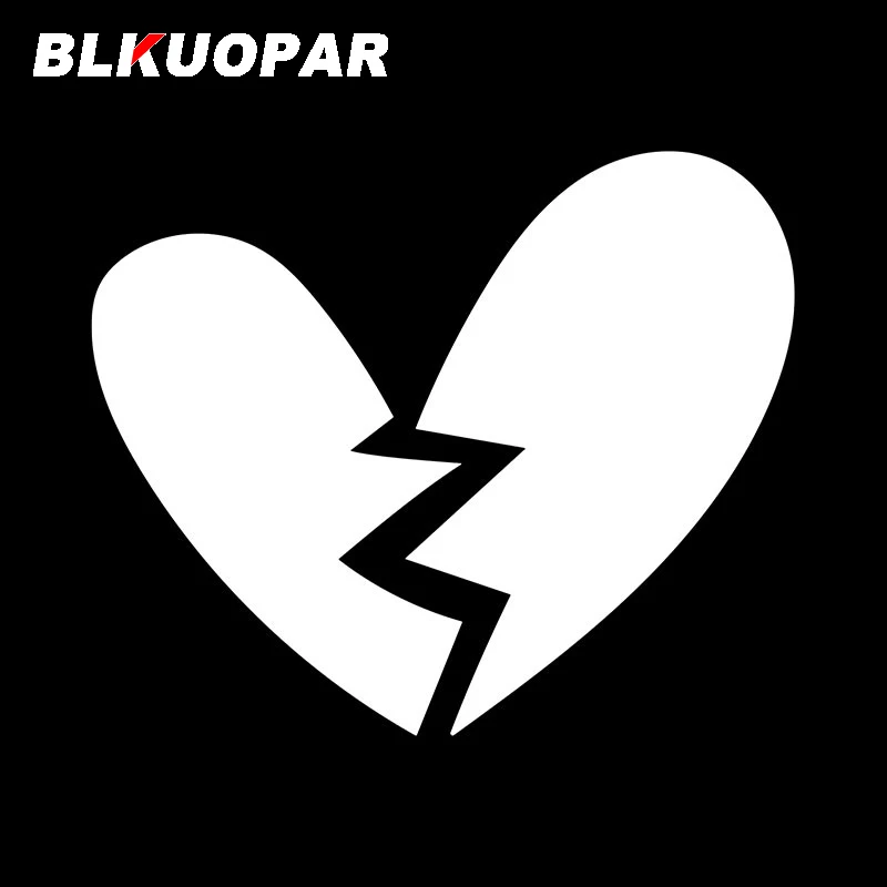 BLKUOPAR Broken Heart Car Sticker Personality Waterproof Vinyl Sunscreen  Funny Occlusion Scratch Motorcycle Car Accessories| | - AliExpress