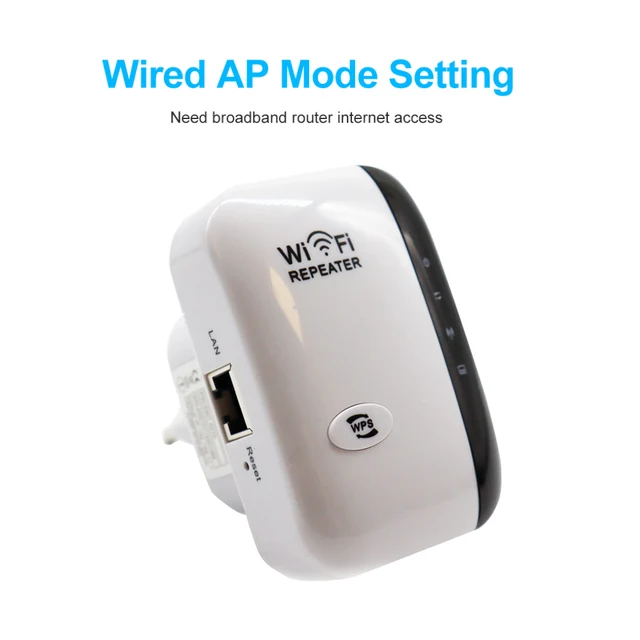 Répéteur WiFi sans fil portable, 300Mbps, routeur WPS, amplificateur de  signal, prolongateur de réseau - AliExpress
