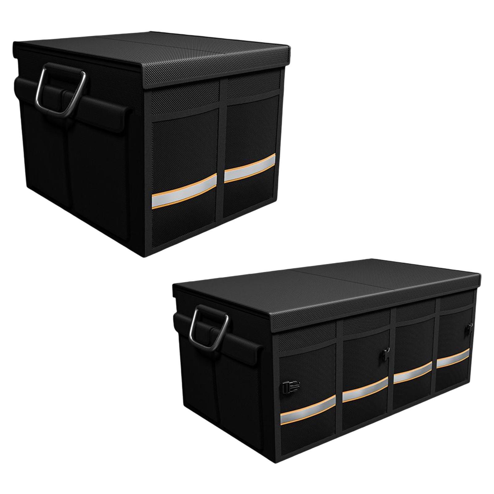 Car Trunk Storage Box Organizer Large Capacity Fit for Non Slip Bottom