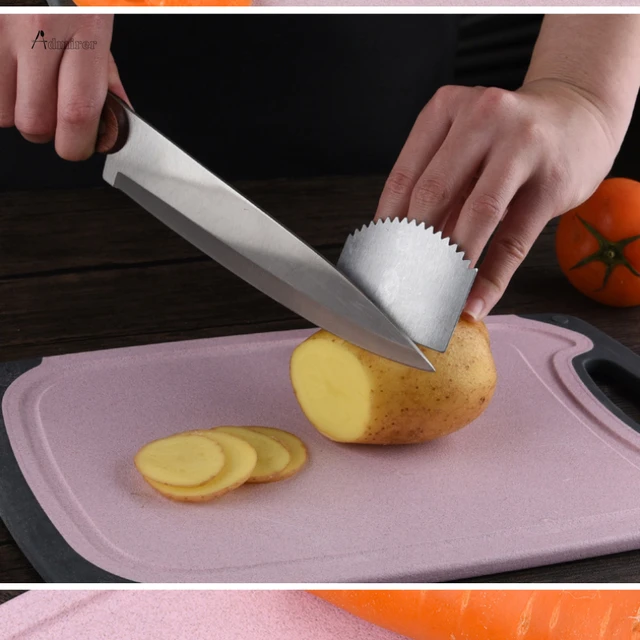 Vegetable Slicer Potato Cutting Gadget Finger Protector Hand Guard  Vegetable Slicer Guard Kitchen Tools