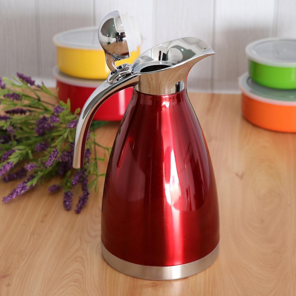 Description Picture 6 of itemStainless Steel Thermal Carafe Bottle 2L Pot for Coffee Tea Water Pot