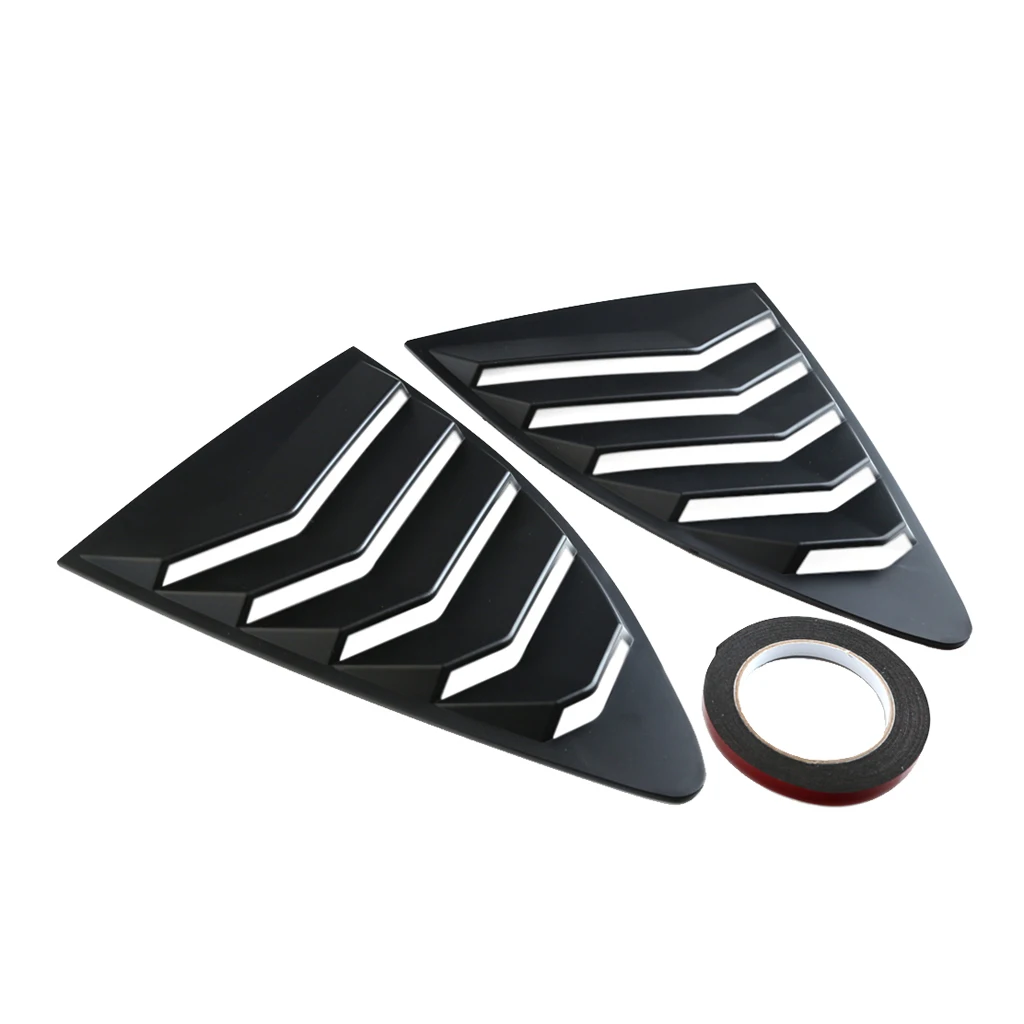 2x Window Louvers Cover Vent  Fits for BRZ 2013-2017, Side Window 