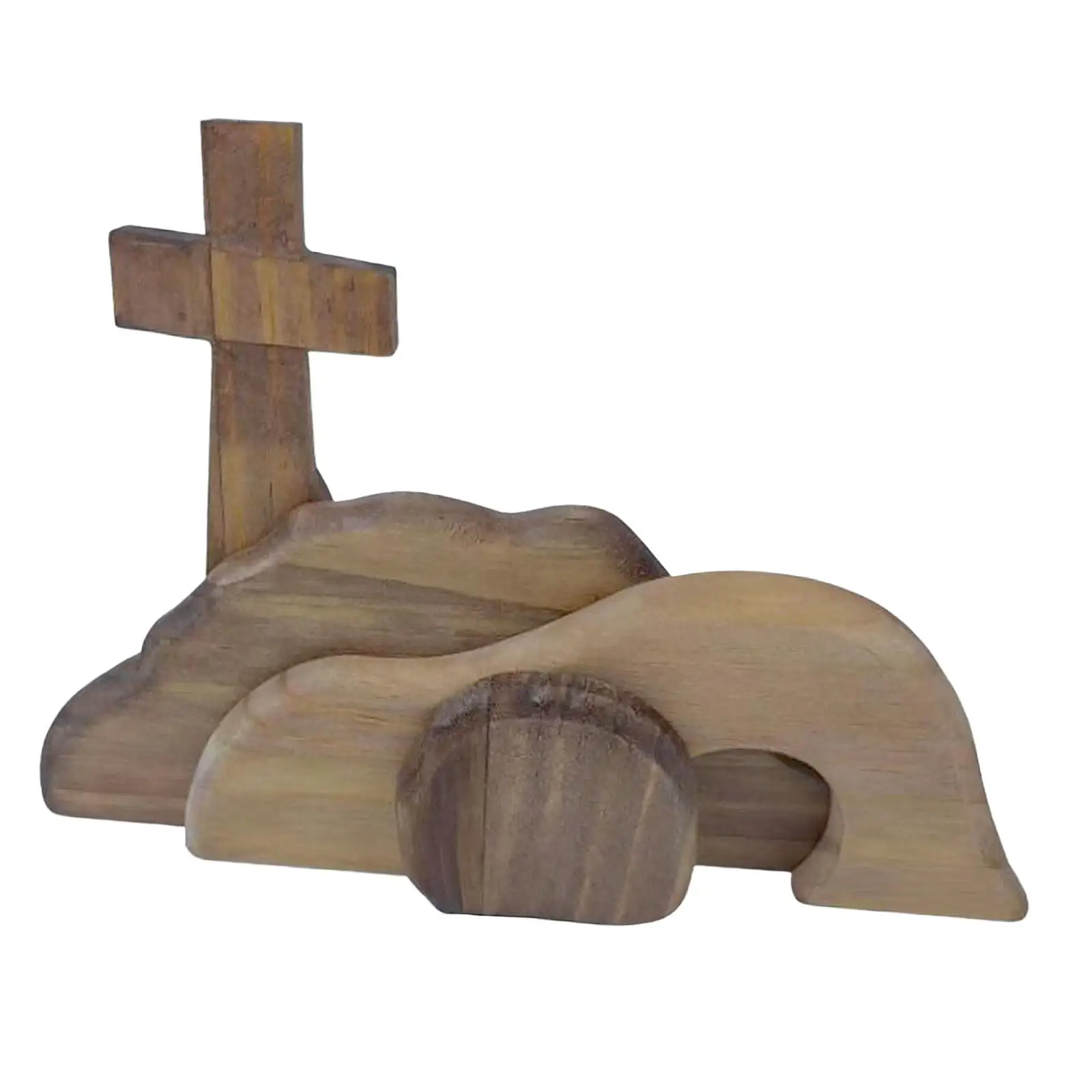 Easter Scene Wooden Decoration Easter Decoraions Empty Tomb Wooden Cross Empty