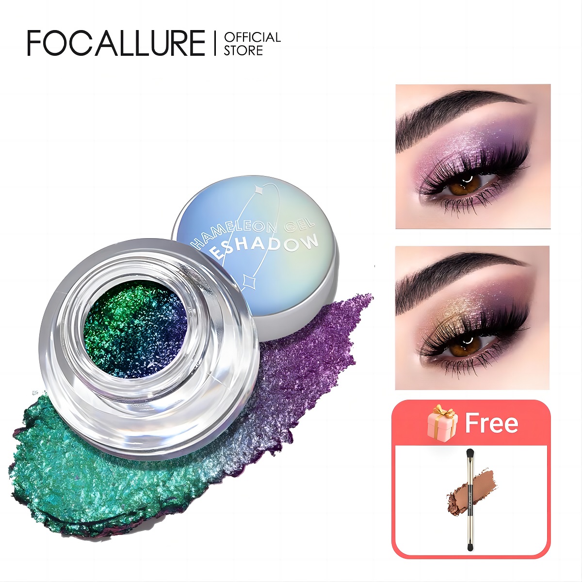 Best of FOCALLURE Chameleon Liquid Eyeshadow 24 Colors Long Lasting Waterproof Pearlescent Glitter Shimmer Eye Shadow Makeup Cosmetics Reviews & Tips