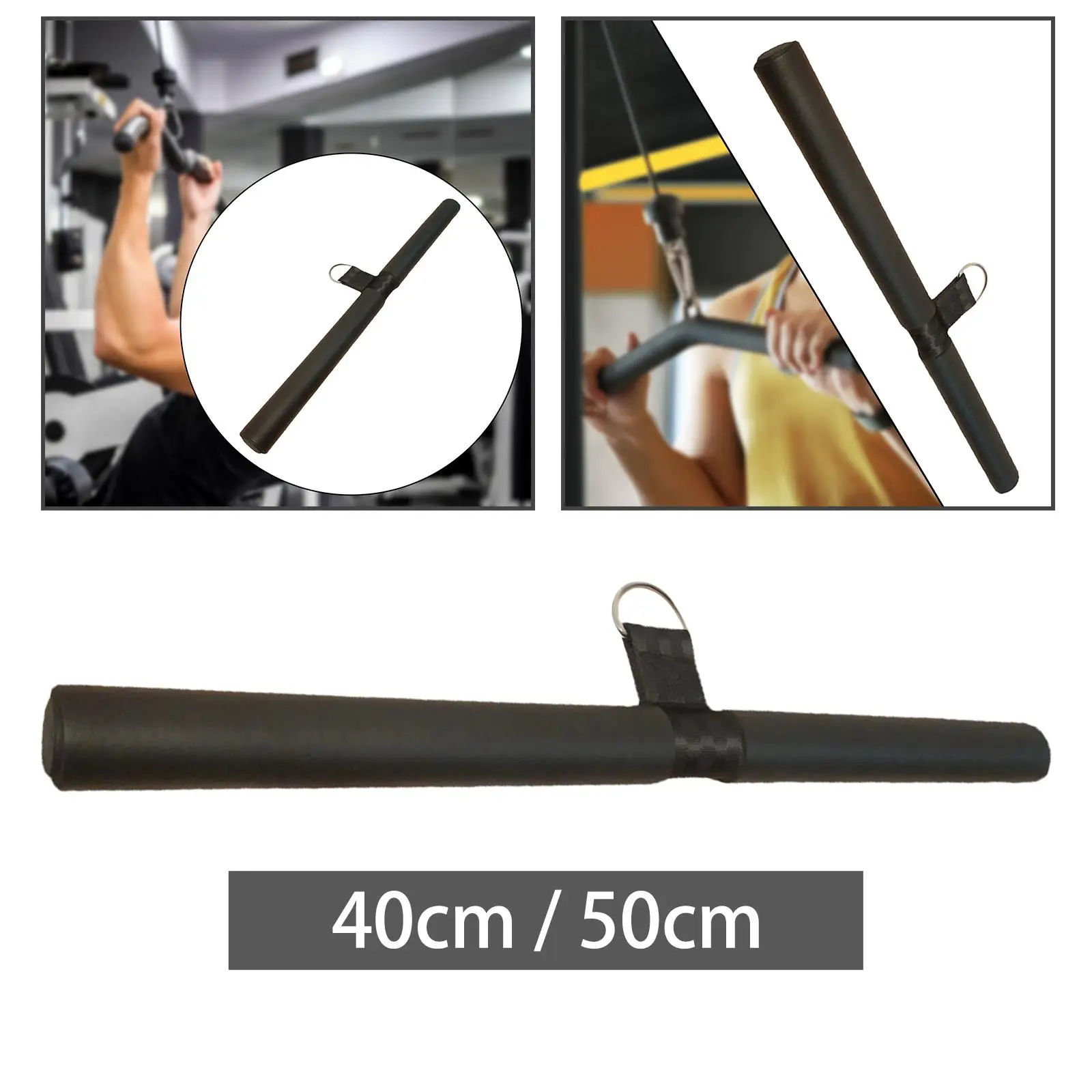 LAT Pull Down Bar for Cable Pulley System Muscle Exerciser Strength Training