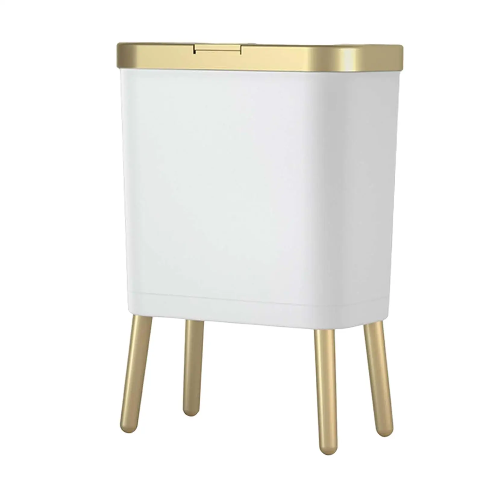 Luxury Trash Can Storage Bucket Garbage Can Rubbish Bin Food Waste Bin for Corner Bedroom