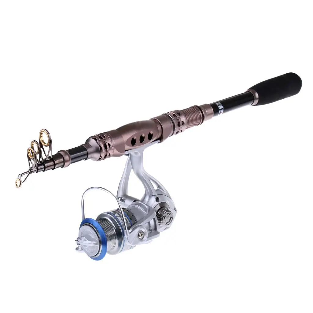 Fishing Rod & reel of Combo Telescopic Rod & Reel 1.8m 2.4m 2.7m 3.0m 3.3m