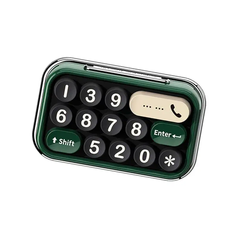 Temporary Parking Number Plate Mechanical Keyboard Shape Compact Unique Notification Phone Number Card for Cars Dashboard