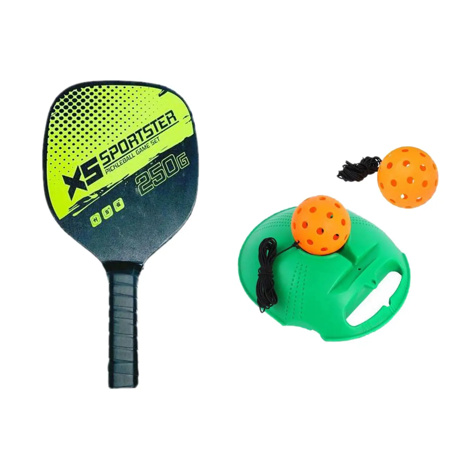 Pickleball Trainer with Pickleball Ball and Paddle Tool for Sport