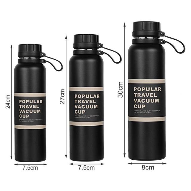 Thermos Cup Keep Hot Cold 12 Hours 1100ml 850ml Travel Car Stainless Steel  Thermal Water Bottle Vacuum Bottle Large Capacity - Vacuum Flasks &  Thermoses - AliExpress