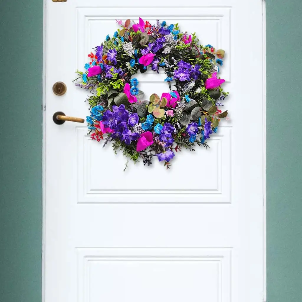 45.72cm  Wreath Front Door Wreath Gift Stable Cottage Wreath  for Decor Party Farmhouse Valentines Day Wall