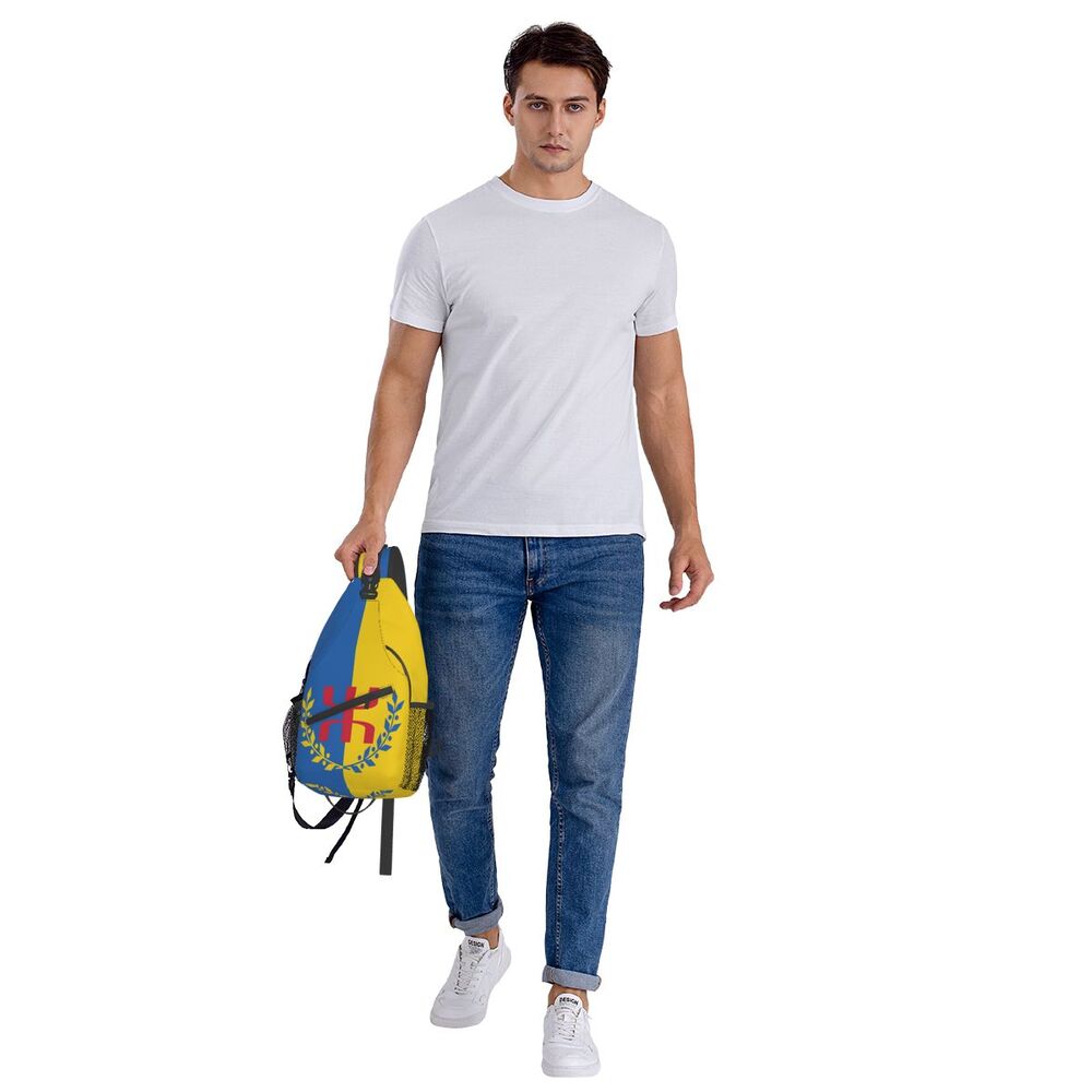 saco masculino moda tifinagh ombro mochila para caminhadas