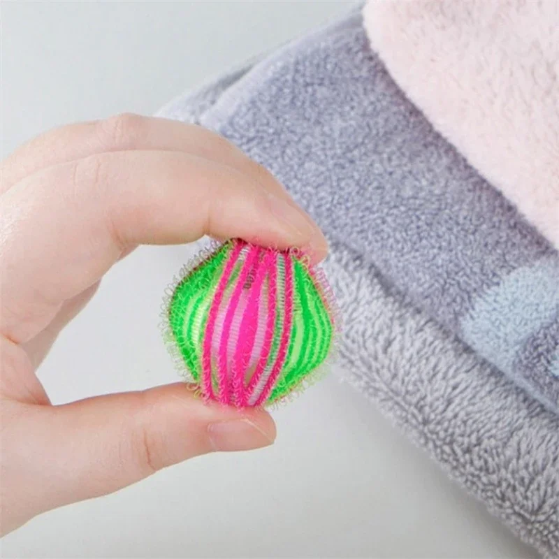 Description Picture 6 of item1/18Pcs Hair Remover Laundry Ball Portable Clothes Pet Lint Grab Hair Catcher Ball Washing Machine Hair Remover Cleaning Balls