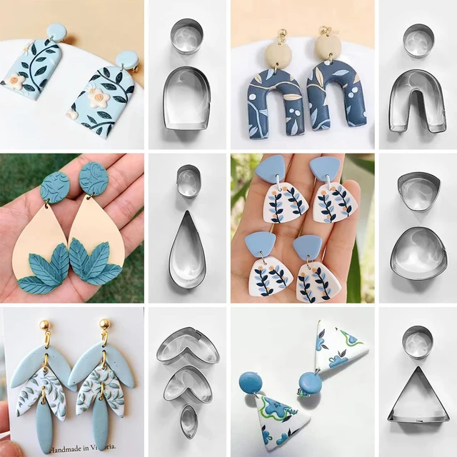 Polymer Clay Cutters 169 Pcs Clay Earring Cutters Jewelry Making Polymer Clay  Cutter Mini Cookie Cutter Shapes Set - AliExpress