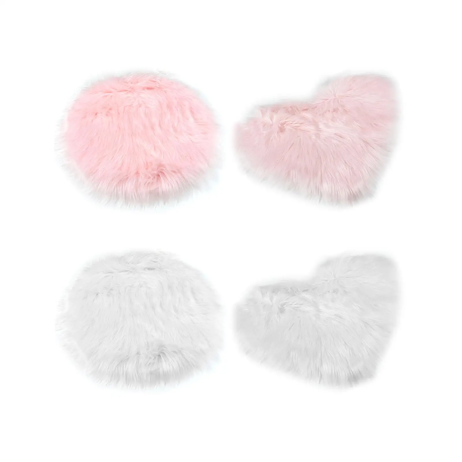 Soft Plush Area Rug Luxury Photo Props for Desktop Photography Nail Art