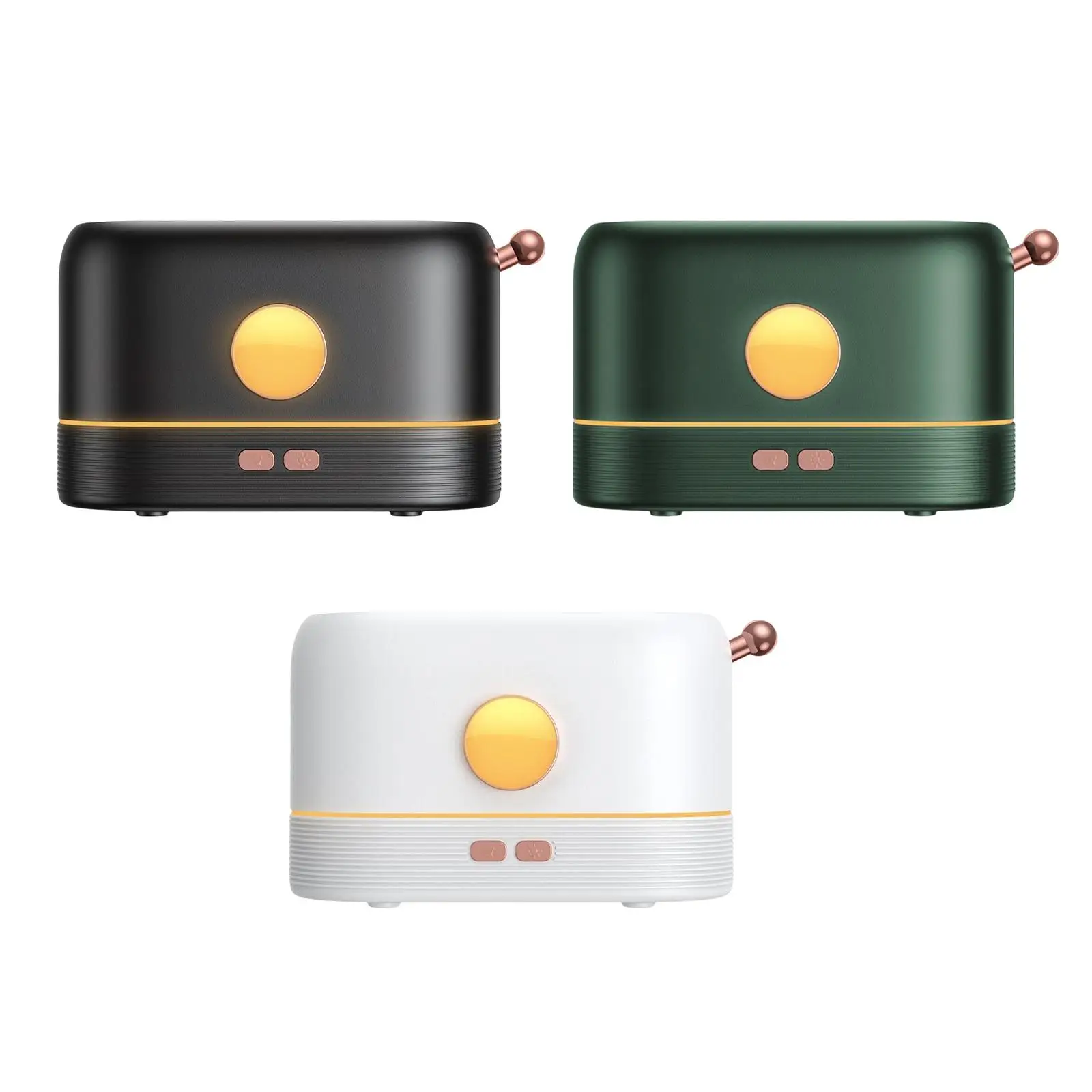 Aroma Diffuser Air Humidifier Cool Mist Maker Fogger 3 Colors Led Night Light Essential Oil Flame Lamp Diffuser