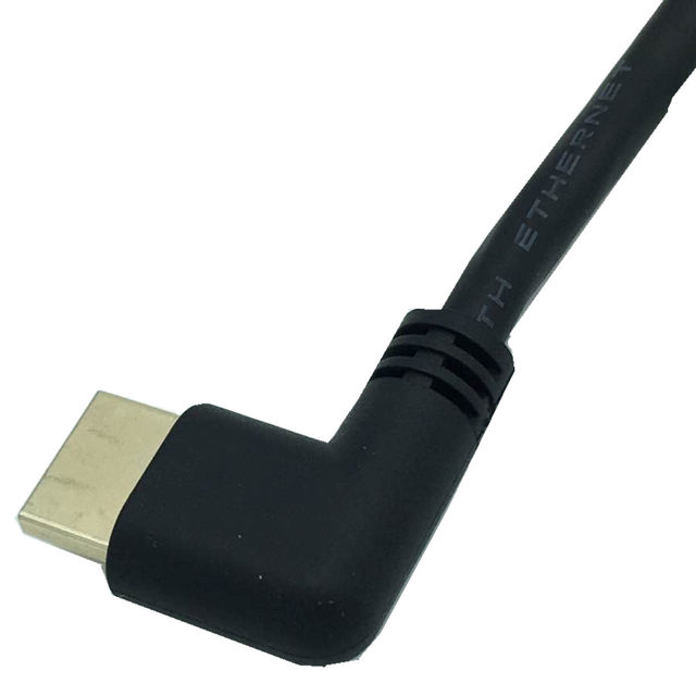 HDTV2.0 4K 3D Dual HDMI-compatible 90 Degree Left Angled