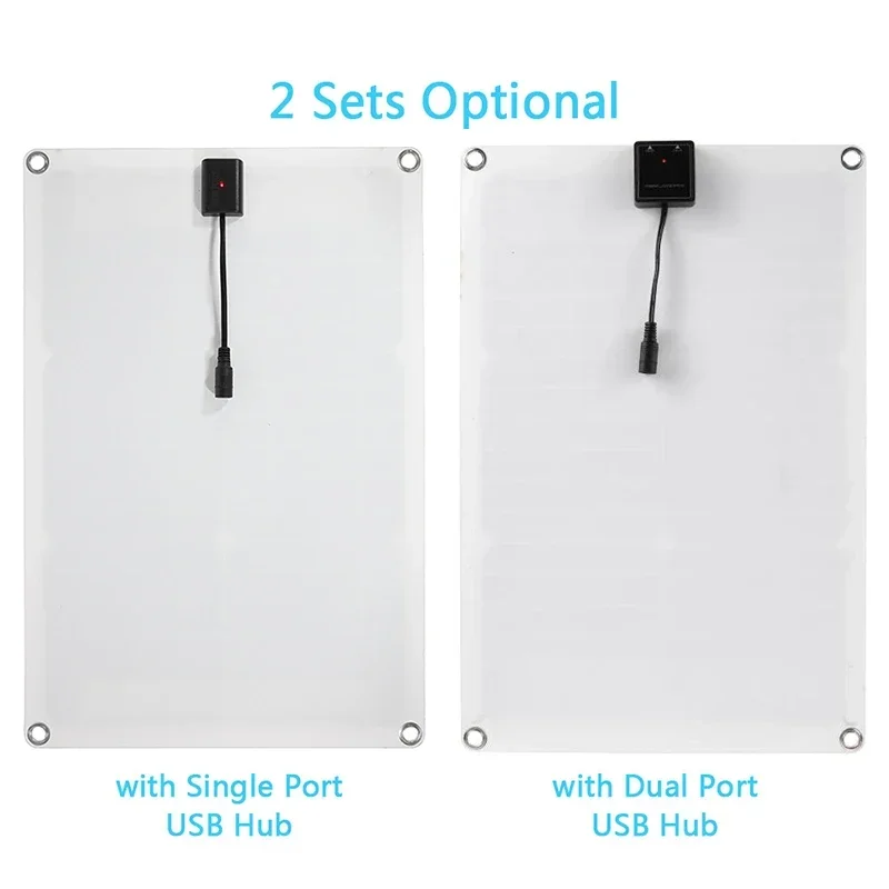 Description Picture 4 of itemSolar Panel Kit Car Battery Charging 100W12V Panel Single/Dual USB Port Off Grid Module With 60A Charge Controller