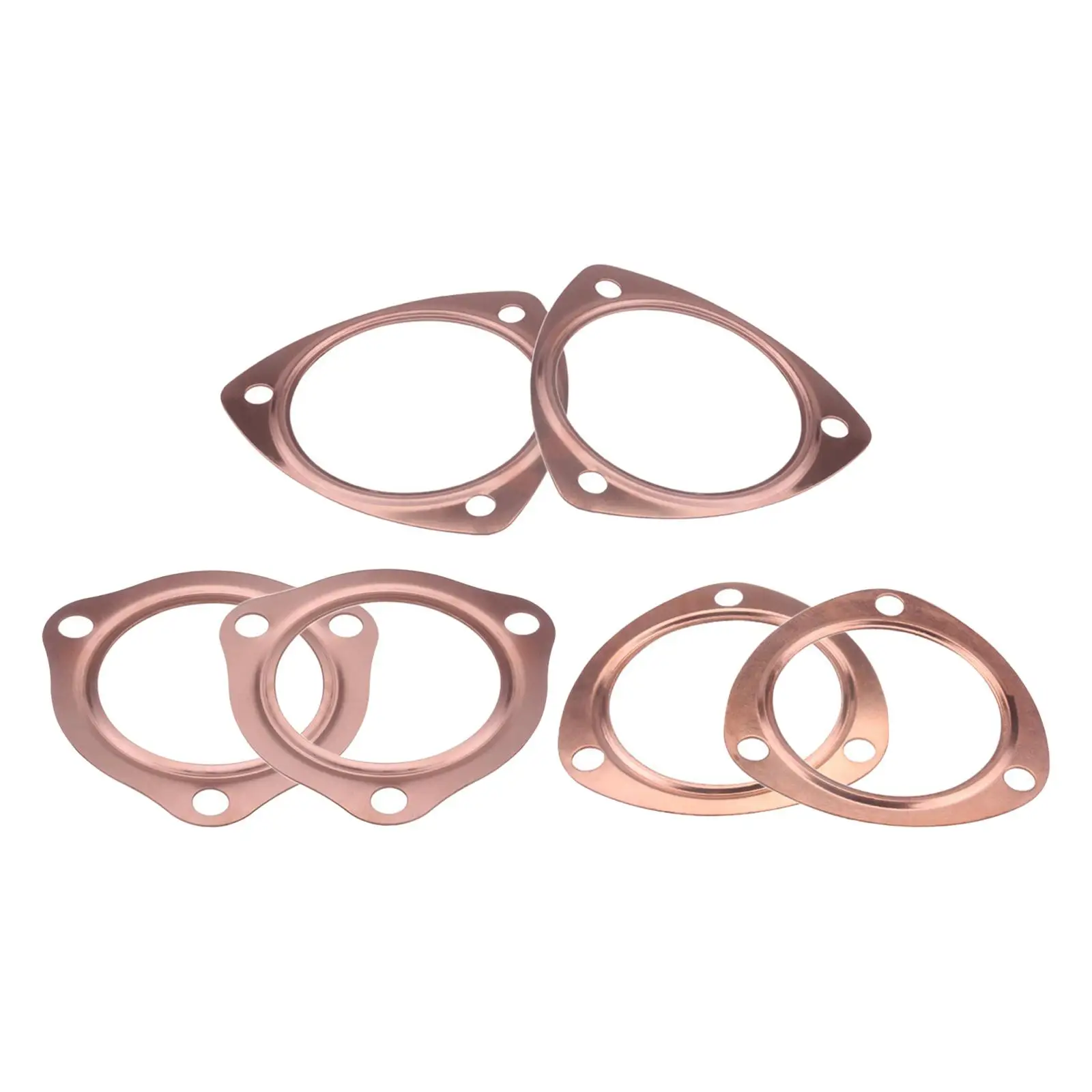 Copper Collector Gasket Anti Strike Colorfast Wear Resisting for Sbc Bbc 302 350 454 Automobile Direct Replaces Spare Parts