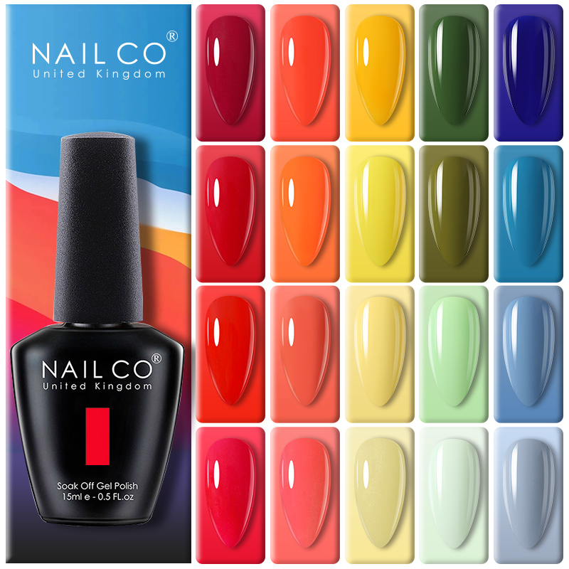 Best of NAILCO 15ml Nail Gel Polish Summer Hybrid Nail Varnish Manicure UV Top Coat Base Red Blue Color Esmalte Nail Art Gel Lack Polish Reviews & Tips