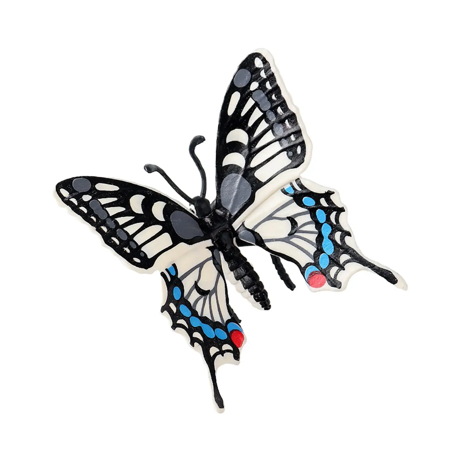 Butterfly Animal Model Realistic Swallowtail Butterfly for Bath Toys Photo Props Party Favors Cake Toppers Teaching Aids