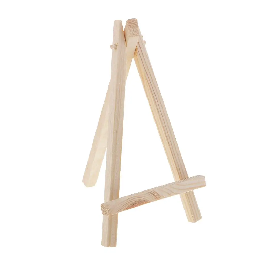 3``x3``  Easel Set for Painting Craft Drawing Wedding Table Numbers  Tools, Natural Wooden Easels and 