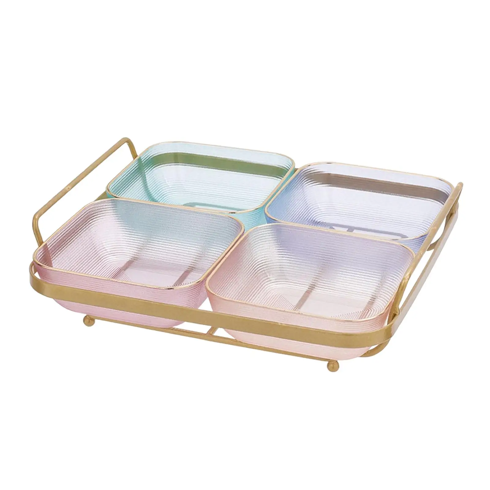 Candy Serving Tray Condiment Container Appetizer Snack Tray Dish Plate Dessert Plate Platter for Kitchen Hotel Home Party