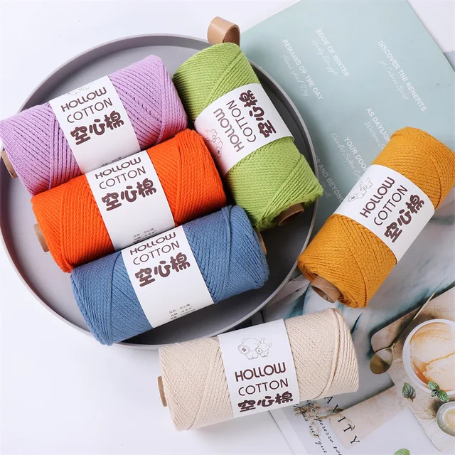 150g 2mm Mercerized Cotton Yarn Candy Color Crochet Thread Close-fitting  Hollow Clothes Shawl Hand-knitted Thread - AliExpress