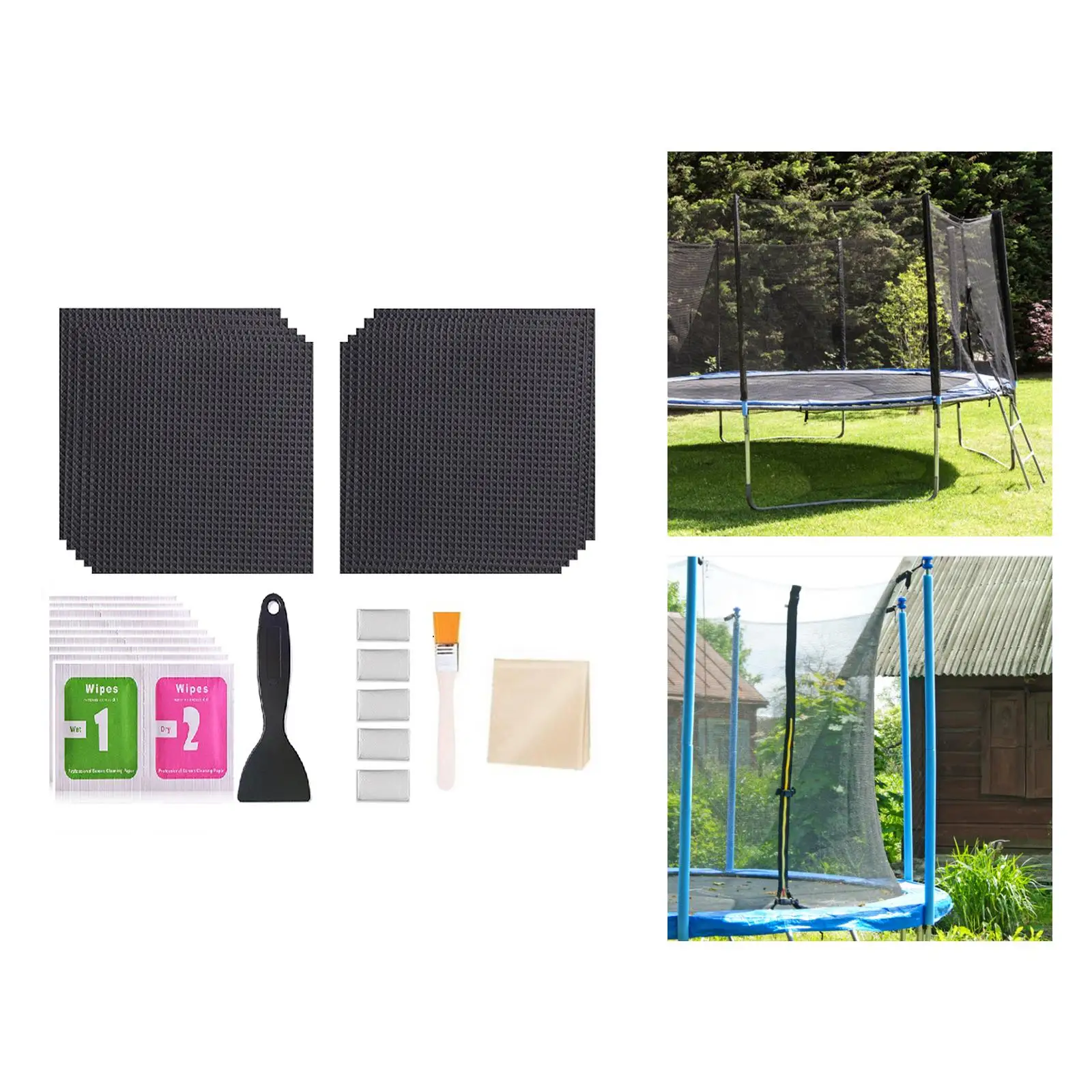 Strong Trampoline Repair Patches Tool Kit Tent Hole Cover for Tent Trampoline Trampoline Patch