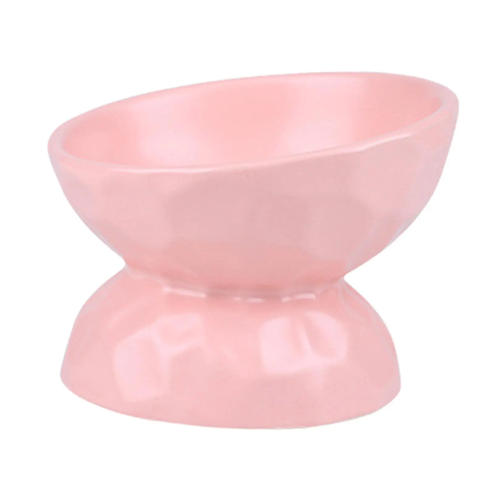 Raised Cat Bowl Pet Feeding Bowl Ceramic Pet Food Bowl Kitten Supplies Food Container Elevated Cat Food Bowl Pet Water Bowl