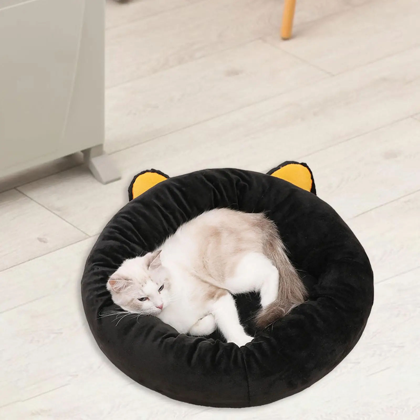 Pet Cat Bed Pet Accessories Puppy Kennel Diameter 60cm Kitten Cave Cushion