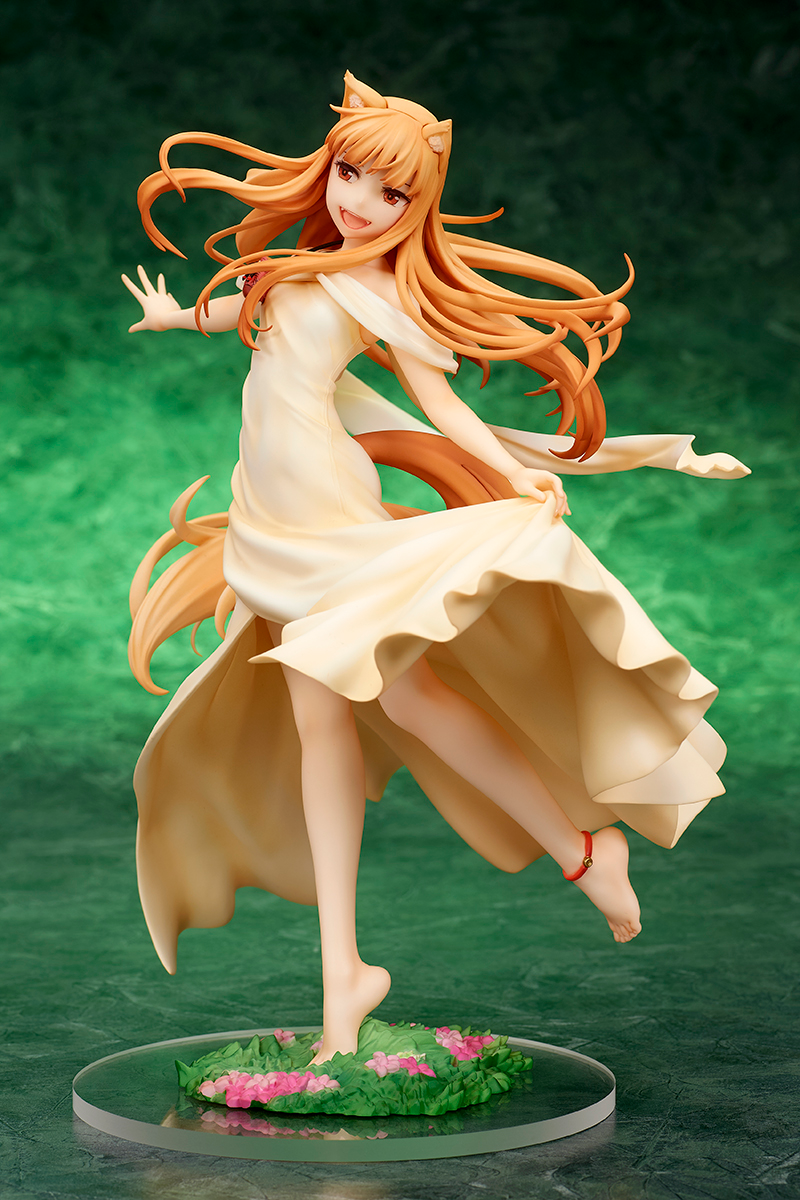 Коллекционная фигурка аниме quesQ Original:Spice and Wolf Holo Dress  ver.23см