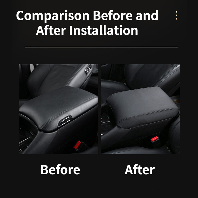 Auto Armlehne Matte für Toyota Alphard Vellfire Serie Solide Zentrum Konsole Arm Rest Schutz Armlehnen Box Abdeckung PU Leder Neue – Detail 6
