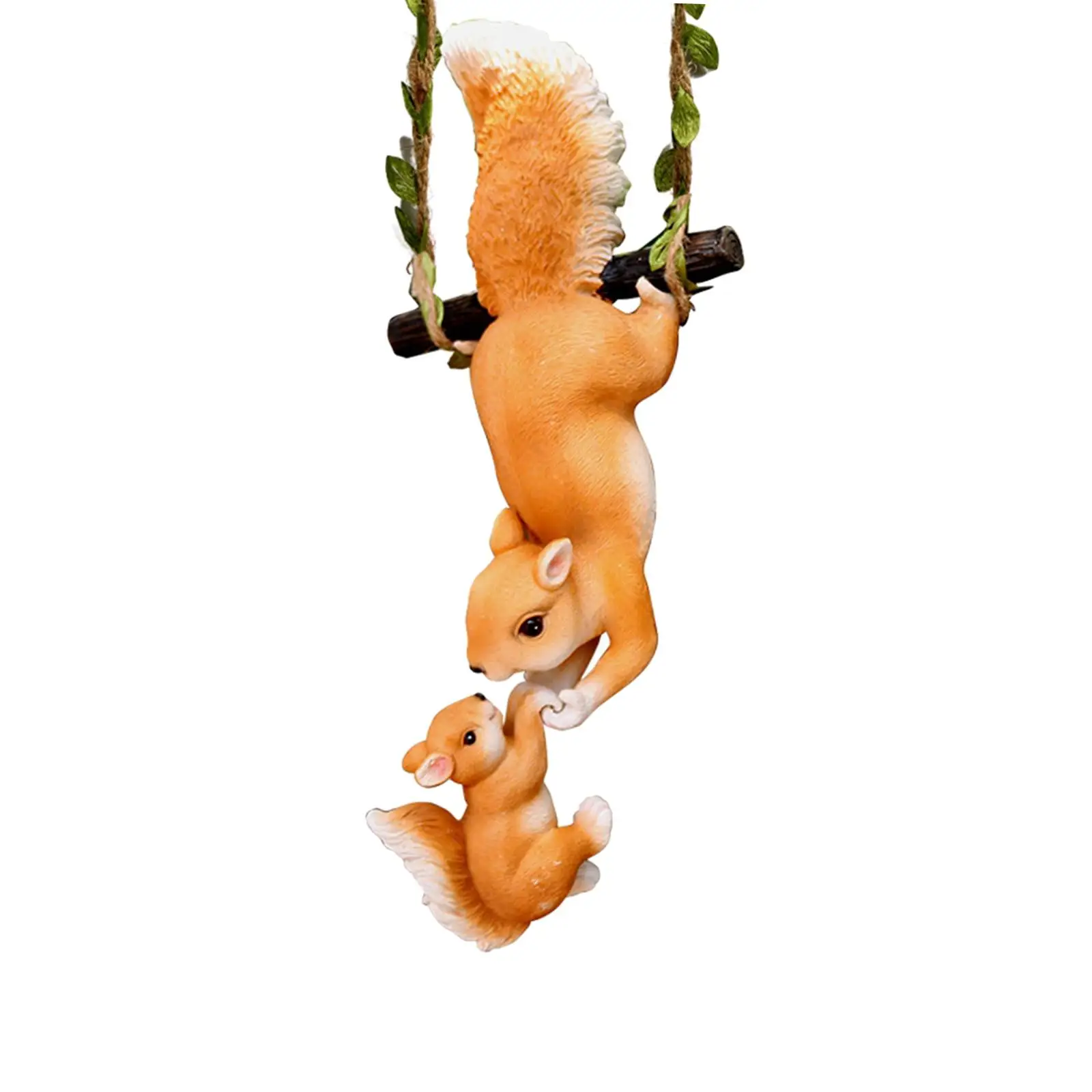Creative Resin Squirrel Figurine Outdoor Garden Statue Squirrel for Lawn Desktop Gift