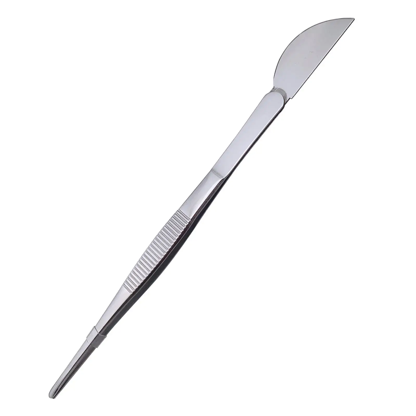 Stainless Steel Tweezer Lightweight 9.06`` Clip Grass Puller Fish Tank Tweezer for Bonsai Backyard Garden Courtyard Leaves